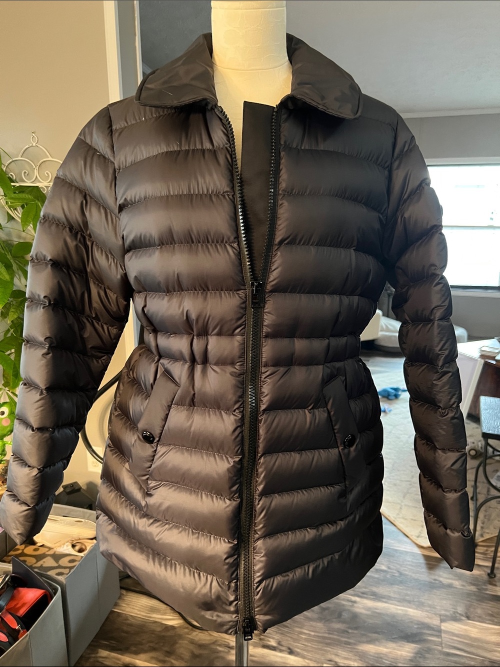 Coach conch waist puffer coat